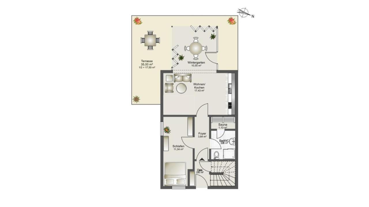 Ferienhaus Rotdorn Wiek auf Rügen 외부 사진